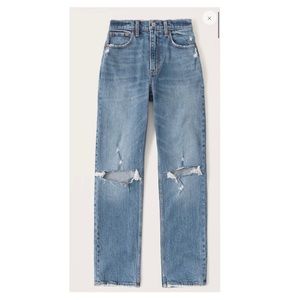 Abercrombie Ultra High Rise 90s Straight Jean